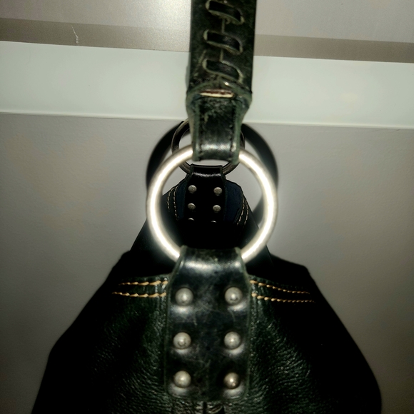 Lucky Brand Black Leather Hobo Bag - Picture 6 of 11